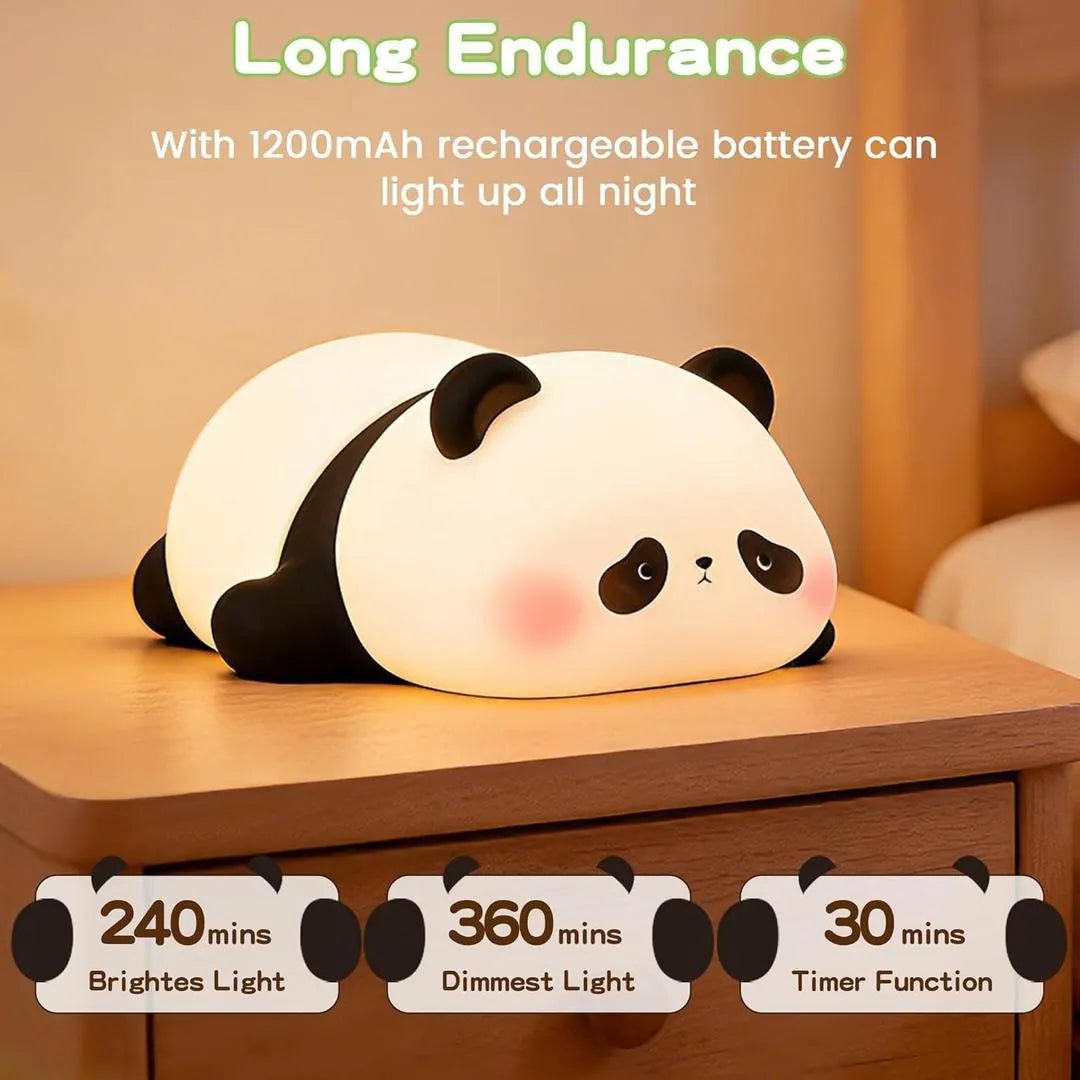 Cute Panda Rechargeable Night Lamp