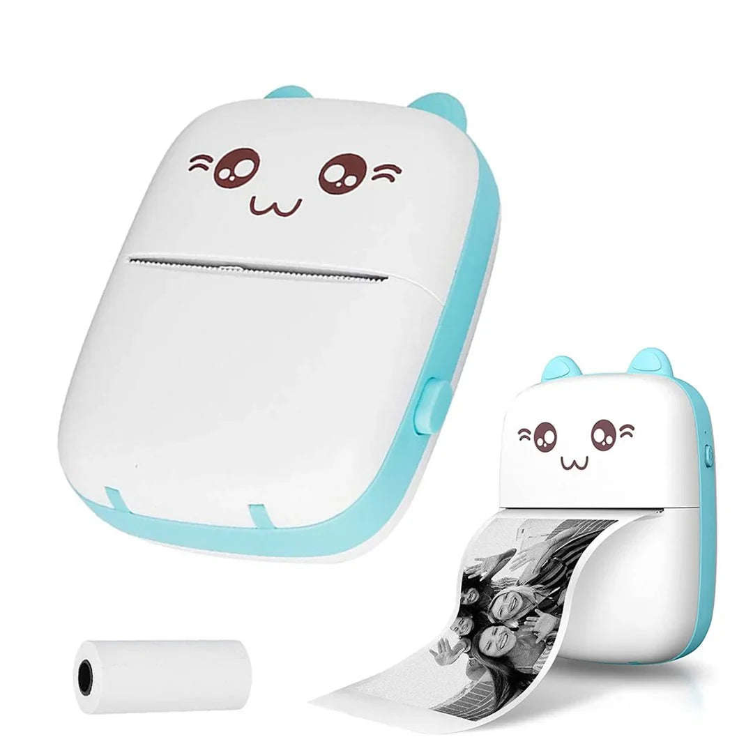 🖨️ Mini Portable Thermal Printer – Wireless Pocket Printer for Smartphones