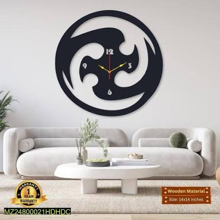 🕒 Modern Wooden Wall Clock – Elegant Home Décor Piece